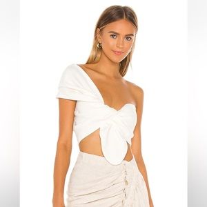 Just BEE Queen Sol Top in Ecru, XS